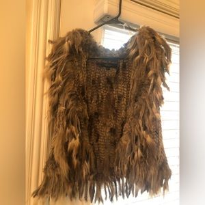 Ladies fur vest